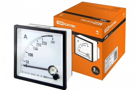 TDM ELECTRIC SQ1102-0016 Амперметр А96   250А/5А-1.5 TDM